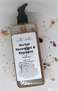 Natural Herbal Shampoo & Showergel -2 in1-