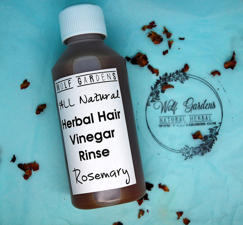 Herbal Hair Vinegar Rinse | PH balance for healthy, shiny hair