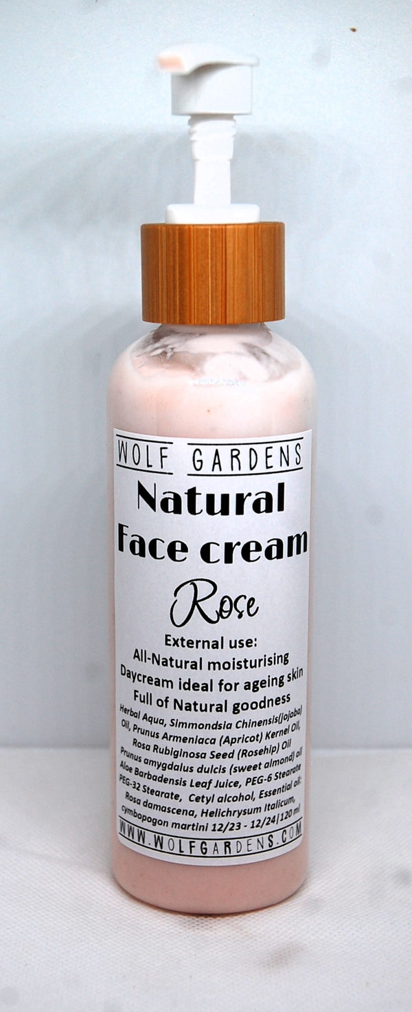 face daycream for easy & quick use with pump bottle
